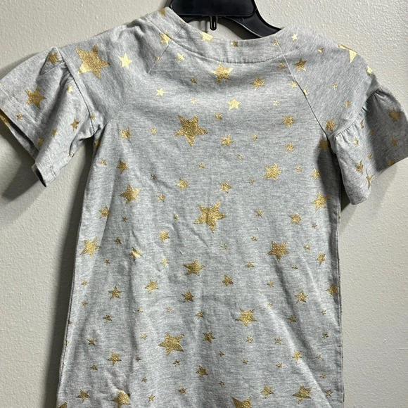 Crazy 8 Gray Kids Star Girls Shirt Dress‎ size 5-6 - Picture 11 of 11